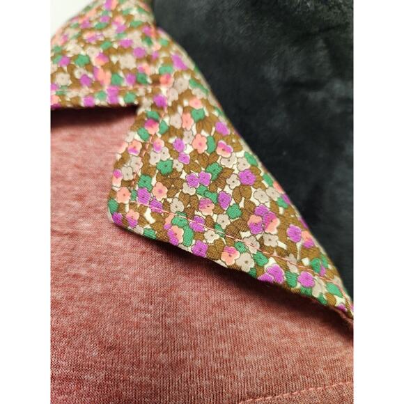 Vtg 70s Tejo Of California Women's Skirt Set Large Terracotta No Size Tag - Picture 5 of 13